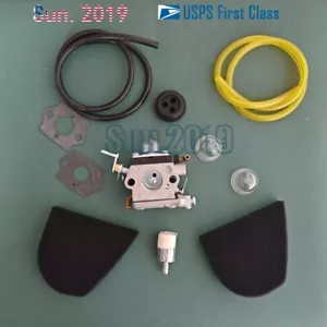 Carburetor & Air Filter For Husqvarna 574386701 581734301 122C 122LDX Trimmer - Picture 1 of 4