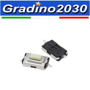 10 Unità Micro Pulsanti SMD 3x6x2.5mm - Momentanei Tattili - Alta Precisione - Foto 1 di 4