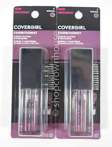 2 Covergirl Exhibitionist Liquid Glitter High Shimmer Eyeshadow #7 MIRAGE