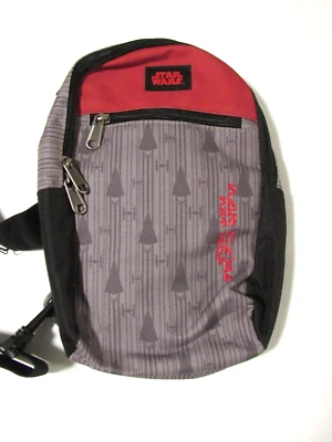 Nueva mini mochila Funko Pop Star Wars Tie Fighter Sling 2019 difícil de encontrar roja gris nueva con etiquetas Foto 1 de 2