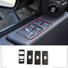 Black Wood Gain Window Lift Switch Frame Cover For Land Rover Discovery 04-2009