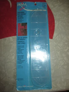 Vintage PRYM Plastic HIS/HERS FLY FRONT ZIPPER Guide SEWING MACHINE TOOLS-1980's - Picture 1 of 3
