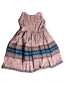 Seminole Native American Patchwork Dress Children’s Child Vintage Hand Made - Picture 1 of 5