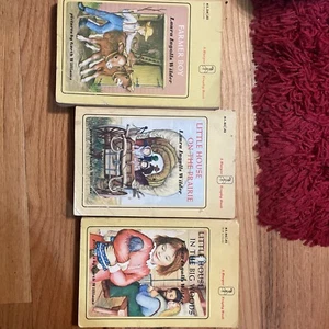 Little House on the Prairie Book Set 1971 Laura Ingalls Wilder Books 1-3 - Imagen 1 de 2