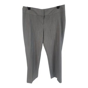 Kenneth Cole New York 14 Mid Rise Flare Business Casual Dark Grey Pant - Picture 1 of 3