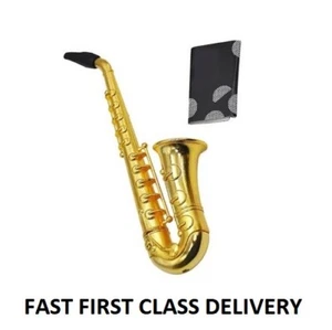NOVELTY SAXOPHONE SMOKE TOBACCO PIPE SMOKING METAL CHRISTMAS GIFT IDEA FOR HIM - Picture 1 of 4