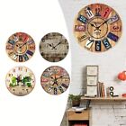 Hanging Clock Wall Clock European Home Decor Multicolored Old-fashioned