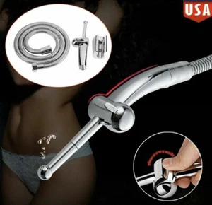 Toilet Hand held Bidet Spray Shattaf Sprayer Kit Hose Douche Shower Head 3PC Set - Picture 1 of 13