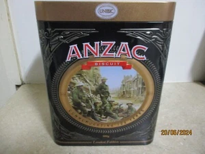 100 Year Commemorative Anzac Biscuit Tin FULL UNOPENED - Picture 1 of 1
