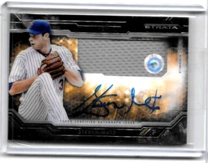 STEVEN MATZ '15 TOPPS STRATA CLEARLY AUTHENTIC CERTIFIED ROOKIE JERSEY AUTOGRAPH - Picture 1 of 1