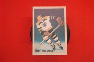 1953-54 Parkhurst Hockey Card Jerry Toppazzini #98 Boston Bruins - Picture 1 of 14