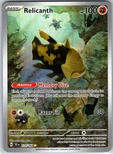 Relicanth Illustration Rare SV05: Temporal Forces 173/162 NM - Picture 1 of 2