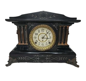 Seth Thomas Adamantine Mantle Clock (WORKS GREAT)!!! - Picture 1 of 11