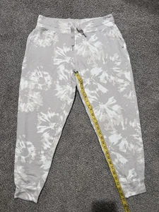 Athleta Women's Size 1x  Jogger Skinny Pants Beige Tencel Blend Drawstring Tie D - Picture 1 of 5