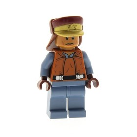 1x Lego Minifigure Star Wars Episode 1 Captain Panaka Sand Blue Hat 7961 sw0321