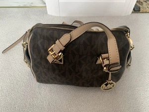 Michael Kors Leather Bag Brown - Picture 1 of 5