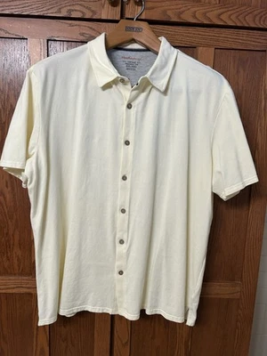 Weatherproof Mens Yellow Vintage 1948 Sport Rugby Button Up Knit Polo Shirt XXL - Image 1 of 4