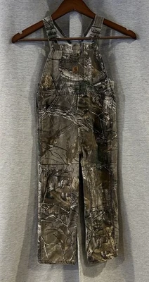 Carhartt Mossy Oak Camo Insulated Overalls Bib Youth Size 4T - Image 1 of 4