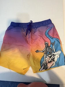 Chemistry Colorful Skeleton Swim Trunks SPF 50 - Size M (NWT) - Picture 1 of 8