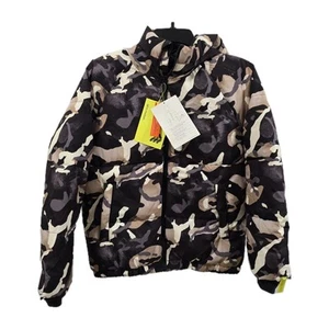 NWT All In Motion Kids Camo Puffer Jacket Black/Brown Size L (10/12) - Picture 1 of 14