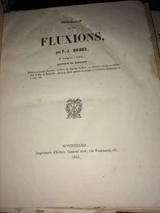MÉDECINE. ESSAI SUR LES FLUXIONS par P.-J. MOURIER de TAULIGNAN (DROME). - Bild 1 von 1