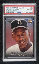 1995 Upper Deck Minor League Top Prospect Future Stock Michael Jordan PSA 8 HOF