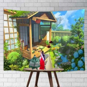 Japan Garden Anime For Action Figure Background Backdrop Diorama Doll House - Picture 1 of 6