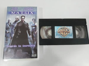MATRIX KEANU REEVES FISHBURNE WACHOWSKI BROTHERS - VHS Cinta Tape Español ESP - Imagen 1 de 10