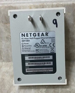 NETGEAR XET1001 85mbps Wall Power line Network Adapter Bridge - Home Plug - Picture 1 of 4
