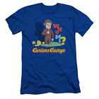Curious George Who Me - Men's Slim Fit T-Shirt