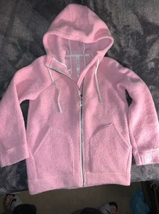 Lululemon size 2 pink wool hoodie jacket - Picture 1 of 4