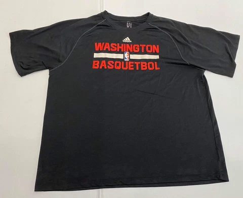 Adidas Washington Wizards Basquetbol SS Shirt Men's XL Basketball NBA Cover