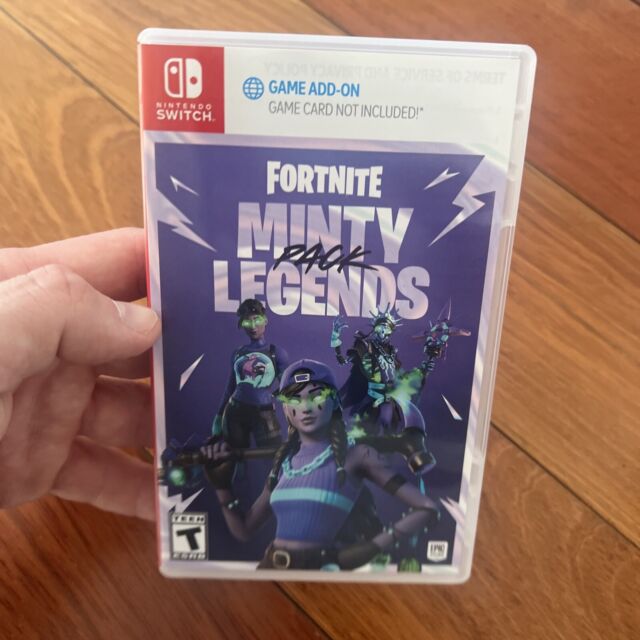 【NEW SEALED】 FORTNITE Minty Legends Pack 【Nintendo Switch GAME ADD-ON 】