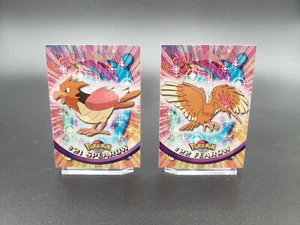 TOPPS SET - Spearow, Fearow - TVA SERIES 1 - NP - Pokemon - BLACK LOGO - Picture 1 of 5