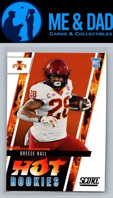 2022 Panini Score #HR5 Breece Hall - Image 1 of 2