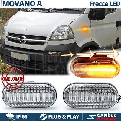 Frecce LED Sequenziali per Opel MOVANO A DINAMICHE CANbus PLUG & PLAY - Immagine 1 di 4