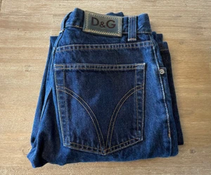 DOLCE & GABBANA Men’s dark blue denim straight leg cotton jeans size 30 X 44 - Picture 1 of 19