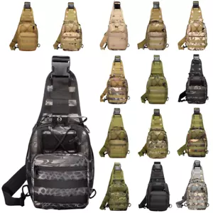 Tactical Sling Bag Military Crossbody Shoulder Backpack – EDC, Hiking, Outdoor - Picture 1 of 16
