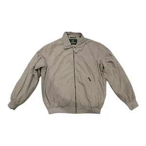 Weatherproof Mens Golf Jacket Full Zip Lightweight Windbreaker Casual Taupe M - Picture 1 of 4