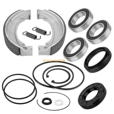 Rear Axle & Brake Bearing Seals & Shoes Kit for Honda Recon 250 TRX250 1997-2024 - Image 1 of 4