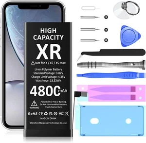 Battery for iPhone XR 4800mAh 2024 New Upgraded High Capacity Replacement - Picture 1 of 6