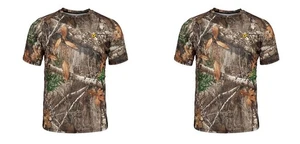 (2) Scent Blocker ScentLok Mens 8th Layer S/S Shirt Realtree Edge Camo Size: 2XL - Picture 1 of 2