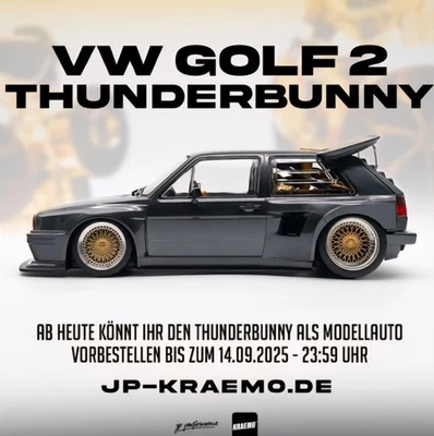 VW Golf 2 GTI 1:18 Modellauto - JP Performance Thunderbunny VR6 - Bild 1 von 4