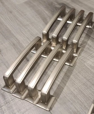 Tiradores Berenson 128 mm 8 piezas vintage níquel Hearthstone elegante moderno Foto 1 de 4