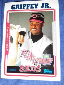 2005 Topps Ken Griffey Jr reds blue foil #95 mvp hof mlb - Bild 1 von 1