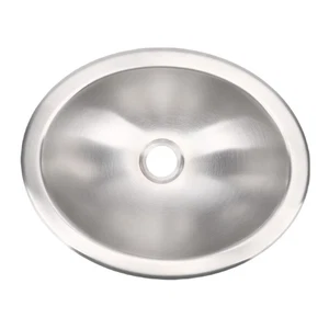 RV Round Sink Stainless Steel Single Bowl Small RV Kitchen Sink With Drainer - Picture 1 of 12