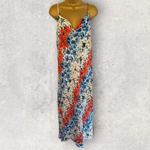 TOPSHOP Womens Multicoloured Floral Strappy Maternity Summer Dress UK 16 - Picture 1 of 7