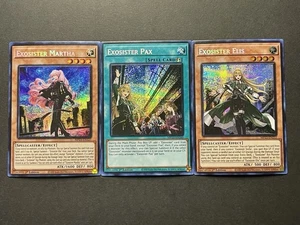 Exosister Martha + Exosister Pax + Exosister Elis | Secreto Prismático | YuGiOh! - Imagen 1 de 7