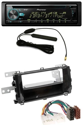 Pioneer CD MP3 AUX DAB USB Autoradio für Toyota Auris (ab 2013) schwarz - Bild 1 von 4