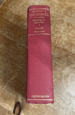 Winston S. Churchill Youth 1874-1900 Volume I  RS Churchill HB Book 1st Ed 1966 - Image 1 of 4
